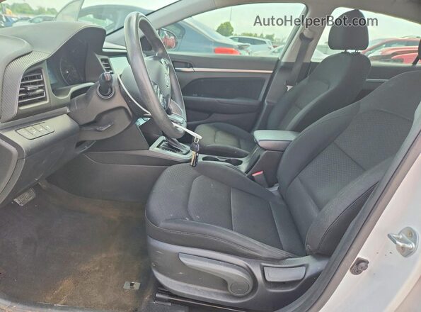 5NPD84LF7KH476589 2019 HYUNDAI ELANTRA White Սալոնի դիմացի տեսք
