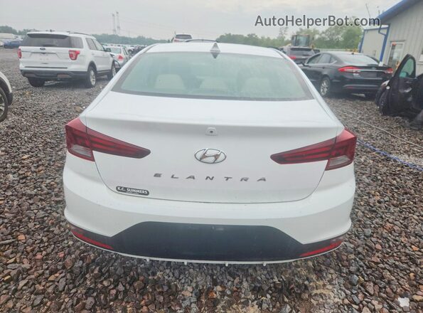5NPD84LF7KH482084 2019 HYUNDAI ELANTRA White Հետևի տեսք