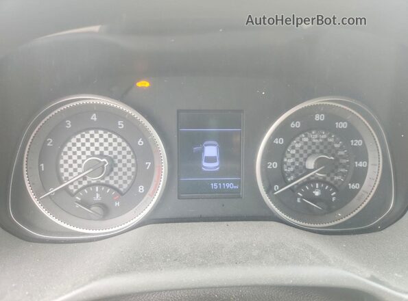 5NPD84LF7KH482084 2019 HYUNDAI ELANTRA White Սարքավորումների վահանակի տեսք
