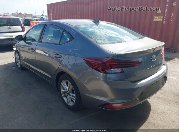 5NPD84LF7LH501928 2020 HYUNDAI ELANTRA Gray Trasero izquierdo