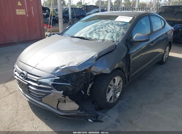 5NPD84LF7LH501928 2020 HYUNDAI ELANTRA Gray Vista tres cuartos delantera izquierda