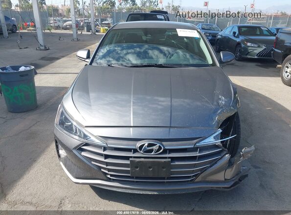5NPD84LF7LH501928 2020 HYUNDAI ELANTRA Gray Vista del cuadro de instrumentos