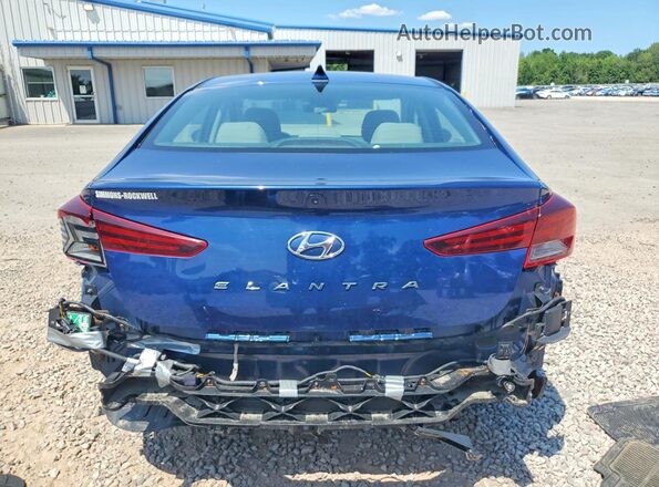 5NPD84LF7LH508362 2020 HYUNDAI ELANTRA Blue Вид ззаду