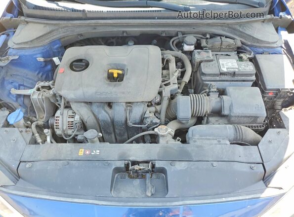 5NPD84LF7LH508362 2020 HYUNDAI ELANTRA Blue Вид задньої частини салону