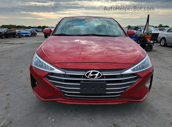 5NPD84LF7LH526036 2020 HYUNDAI ELANTRA Красный Вид спереди