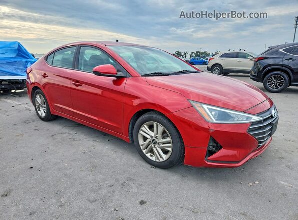 5NPD84LF7LH526036 2020 HYUNDAI ELANTRA Красный Передняя правая четверть
