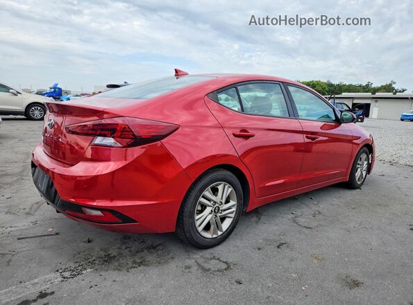 5NPD84LF7LH526036 2020 HYUNDAI ELANTRA Красный Задняя правая четверть