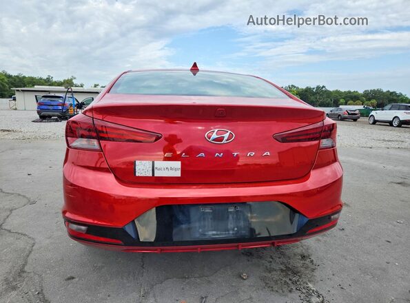 5NPD84LF7LH526036 2020 HYUNDAI ELANTRA Красный Вид сзади