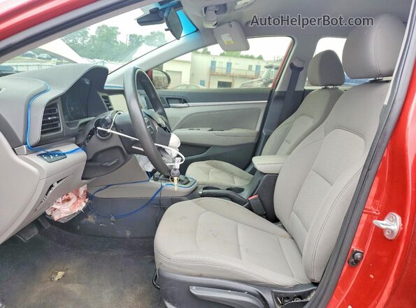 5NPD84LF7LH532726 2020 HYUNDAI ELANTRA Red Вид салону спереду