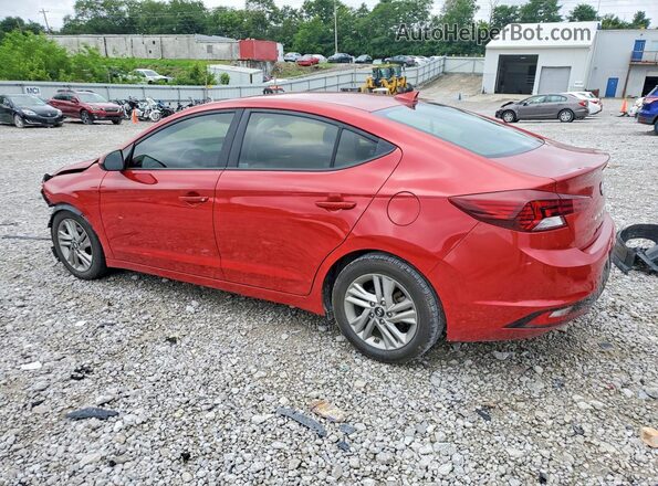 5NPD84LF7LH532726 2020 HYUNDAI ELANTRA Red Задня ліва чверть