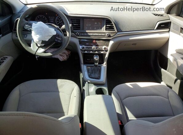 5NPD84LF7LH552412 2020 HYUNDAI ELANTRA Charcoal Առջևի վահանակի տեսք
