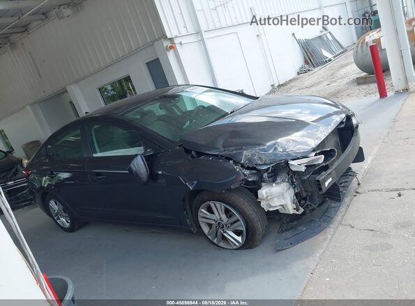 5NPD84LF7LH555214 2020 HYUNDAI ELANTRA Серый Вид задней части салона