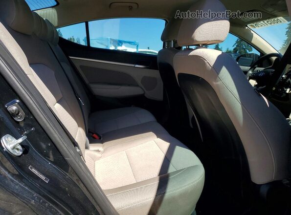 5NPD84LF7LH573213 2020 HYUNDAI ELANTRA Black Հետևի նստատեղերի տեսք