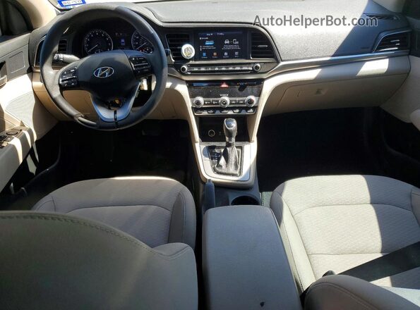 5NPD84LF7LH573213 2020 HYUNDAI ELANTRA Black Առջևի վահանակի տեսք