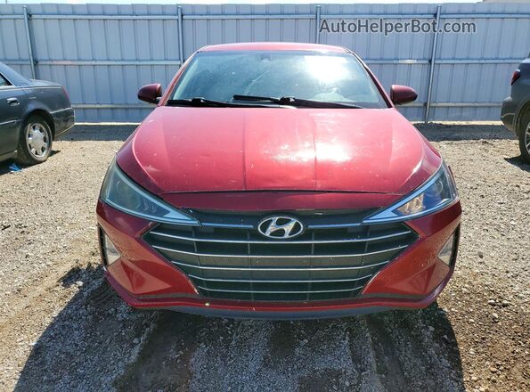 5NPD84LF7LH576242 2020 HYUNDAI ELANTRA Red Вид спереду