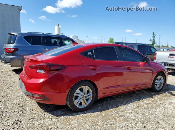 5NPD84LF7LH576242 2020 HYUNDAI ELANTRA Red Задня права чверть