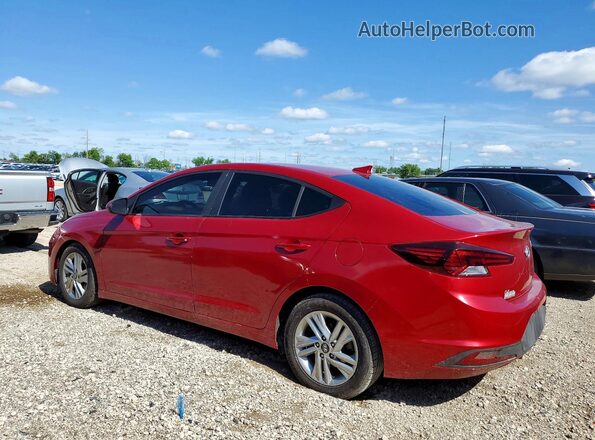 5NPD84LF7LH576242 2020 HYUNDAI ELANTRA Red Задня ліва чверть