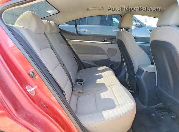5NPD84LF7LH576242 2020 HYUNDAI ELANTRA Red Вид задніх сидінь