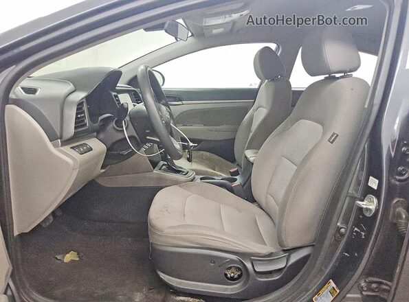 5NPD84LF7LH576368 2020 HYUNDAI ELANTRA Серый Вид салона спереди