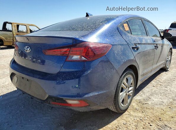 5NPD84LF7LH586916 2020 HYUNDAI ELANTRA Blue Trasero derecho
