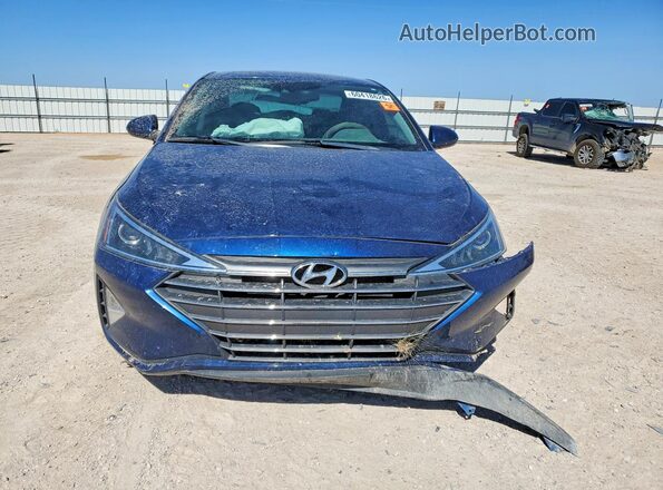 5NPD84LF7LH586916 2020 HYUNDAI ELANTRA Blue Vista frontal