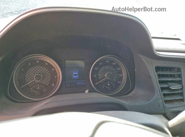 5NPD84LF7LH586916 2020 HYUNDAI ELANTRA Blue Vista del cuadro de instrumentos