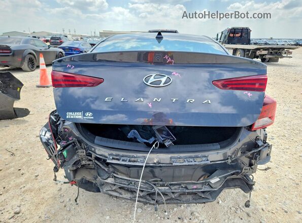 5NPD84LF7LH594630 2020 HYUNDAI ELANTRA Charcoal უკანა ხედი