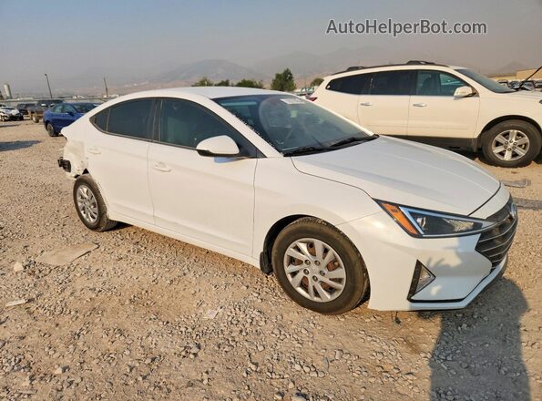 5NPD84LF7LH600975 2020 HYUNDAI ELANTRA White Delantero derecho
