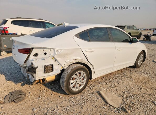 5NPD84LF7LH600975 2020 HYUNDAI ELANTRA White Trasero derecho