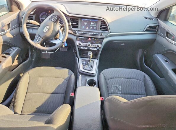 5NPD84LF7LH600975 2020 HYUNDAI ELANTRA White Vista del salpicadero