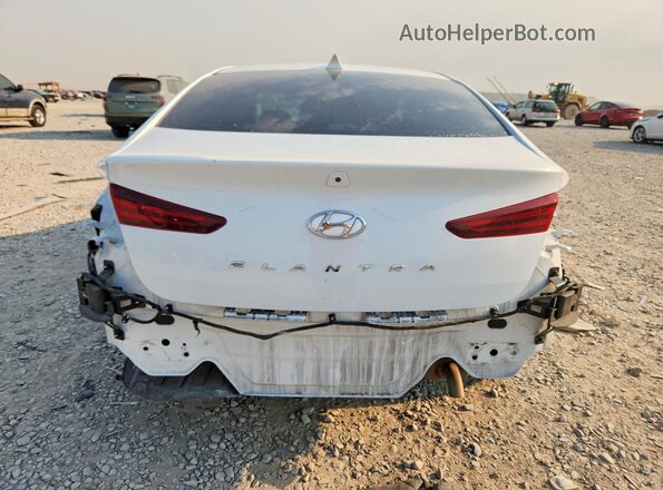 5NPD84LF7LH600975 2020 HYUNDAI ELANTRA White Vista trasera