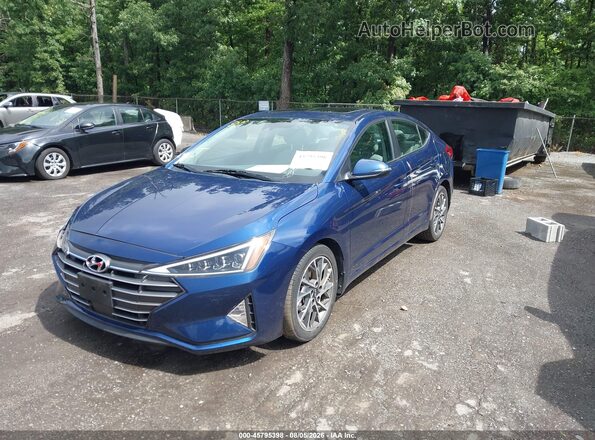 5NPD84LF7LH607067 2020 HYUNDAI ELANTRA Blue Przód lewy