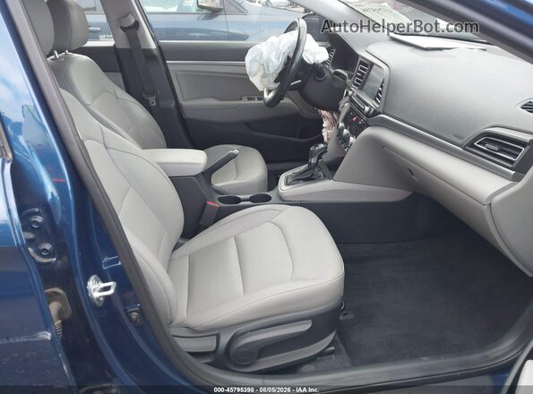 5NPD84LF7LH607067 2020 HYUNDAI ELANTRA Blue Widok wnętrza z przodu