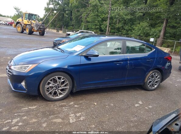 5NPD84LF7LH607067 2020 HYUNDAI ELANTRA Blue Widok wnętrza 360 stopni