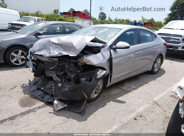 5NPD84LF7LH622491 2020 HYUNDAI ELANTRA Silver Vista tres cuartos delantera izquierda