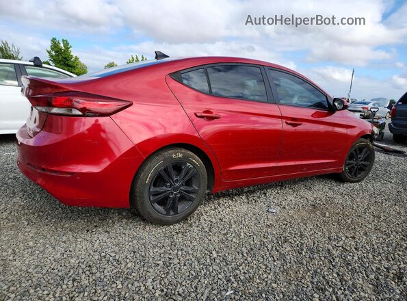 5NPD84LF8HH000859 2017 HYUNDAI ELANTRA Red Rear right