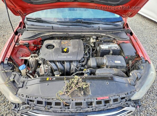 5NPD84LF8HH000859 2017 HYUNDAI ELANTRA Red Rear interior view