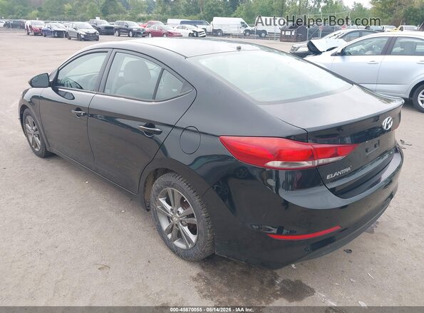 5NPD84LF8HH008024 2017 HYUNDAI ELANTRA Black Rear left