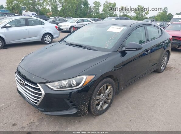 5NPD84LF8HH008024 2017 HYUNDAI ELANTRA Black Front left
