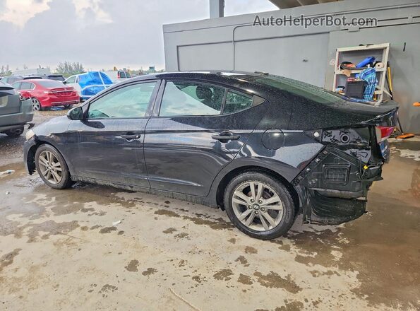 5NPD84LF8HH014180 2017 HYUNDAI ELANTRA Black Հետևի ձախ
