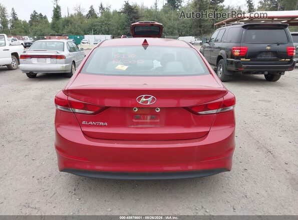 5NPD84LF8HH016172 2017 HYUNDAI ELANTRA Red 