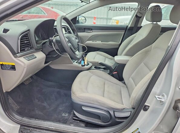 5NPD84LF8HH021713 2017 HYUNDAI ELANTRA Silver Սալոնի դիմացի տեսք