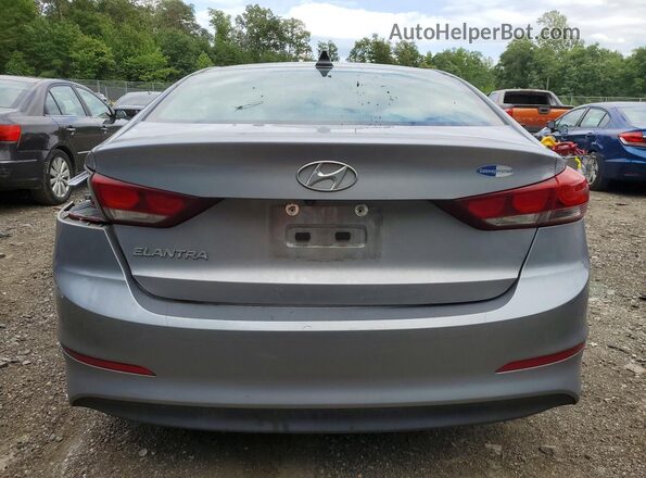 5NPD84LF8HH023252 2017 HYUNDAI ELANTRA Серебряный Вид сзади