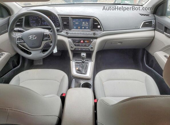5NPD84LF8HH023252 2017 HYUNDAI ELANTRA Серебряный Вид панели приборов