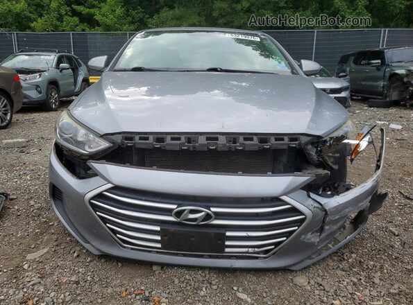5NPD84LF8HH023252 2017 HYUNDAI ELANTRA Серебряный Вид спереди