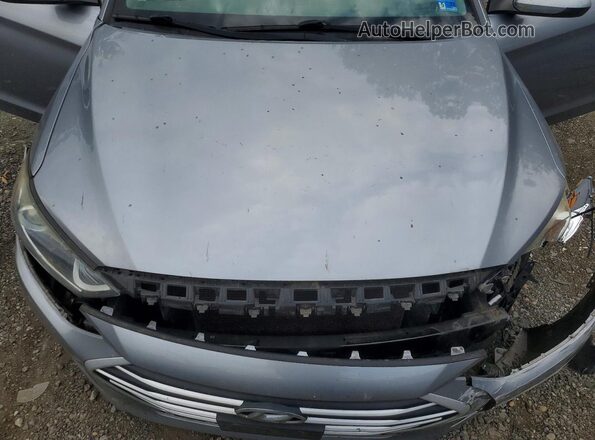 5NPD84LF8HH023252 2017 HYUNDAI ELANTRA Серебряный Вид задней части салона