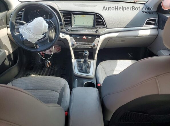 5NPD84LF8HH030993 2017 HYUNDAI ELANTRA Maroon Vista del salpicadero