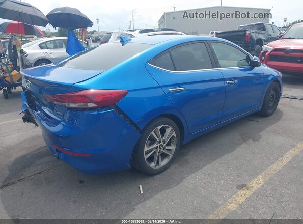 5NPD84LF8HH036079 2017 HYUNDAI ELANTRA Blue Հետևի աջ