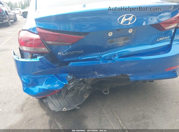 5NPD84LF8HH036079 2017 HYUNDAI ELANTRA Blue Դիմացի տեսք