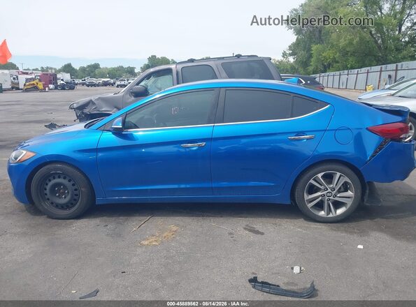 5NPD84LF8HH036079 2017 HYUNDAI ELANTRA Blue Սալոնի 360 աստիճան տեսք